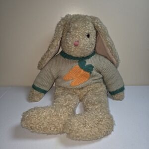 Retired Beanie 1991 18" Ty Classic CURLY HAIR RABBIT BUNNY Sweater Animal Plush